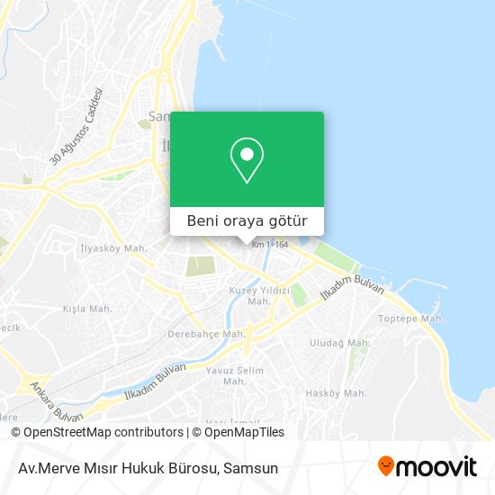 Av.Merve Mısır Hukuk Bürosu harita
