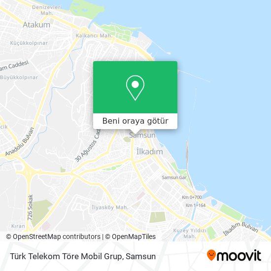 Türk Telekom Töre Mobil Grup harita