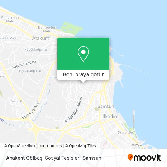 Anakent Gölbaşı Sosyal Tesisleri harita