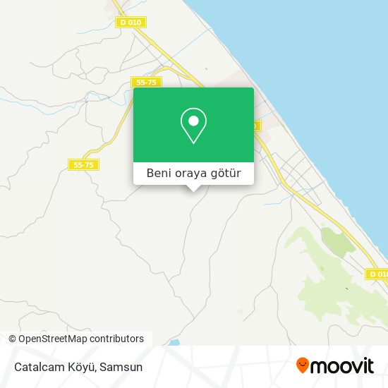 Catalcam Köyü harita