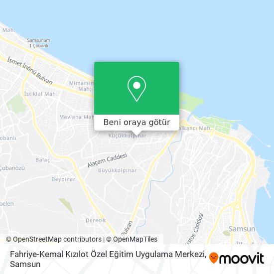 Fahriye-Kemal Kızılot Özel Eğitim Uygulama Merkezi harita