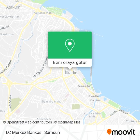 T.C Merkez Bankası harita