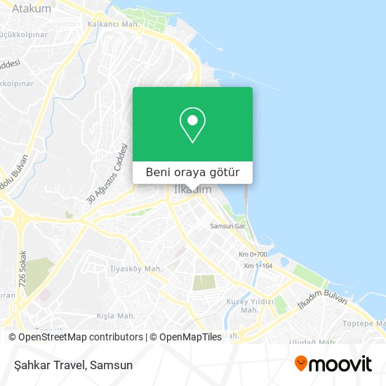 Şahkar Travel harita