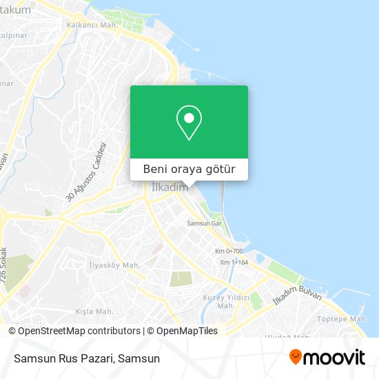 Samsun Rus Pazari harita
