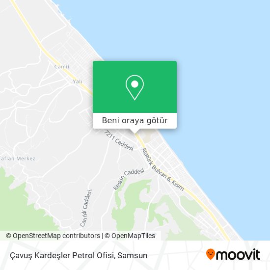 Çavuş Kardeşler Petrol Ofisi harita