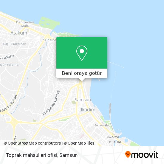 Toprak mahsulleri ofisi harita