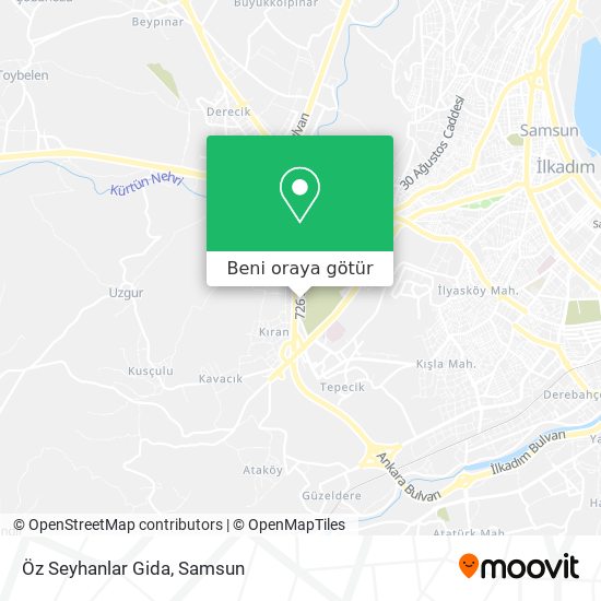 Öz Seyhanlar Gida harita