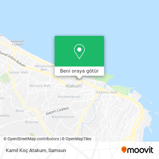 Kamil Koç Atakum harita