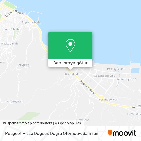 Peugeot Plaza Doğses Doğru Otomotiv harita