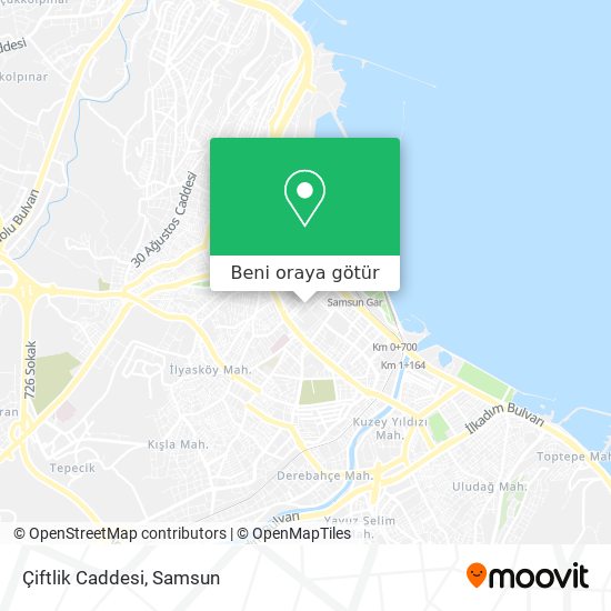Çiftlik Caddesi harita