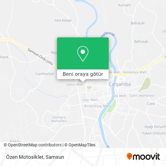 Özen Motosiklet harita