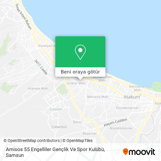 Amisos 55 Engelliler Gençlik Ve Spor Kulübü harita