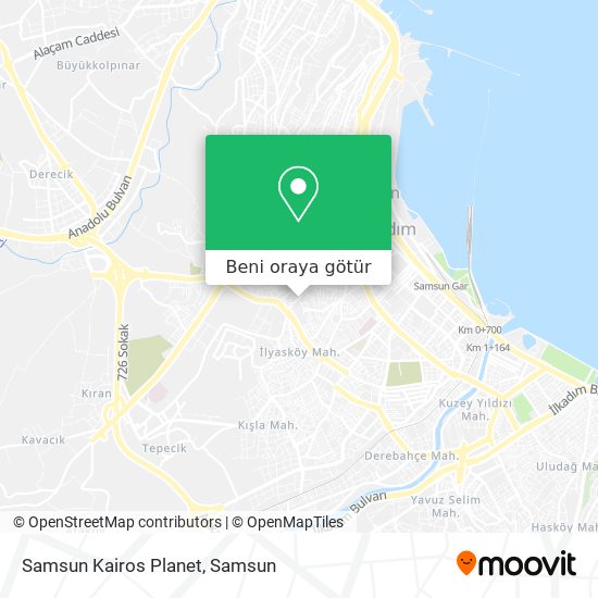 Samsun Kairos Planet harita