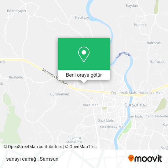 sanayi camiği harita