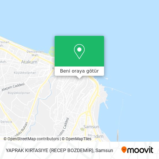YAPRAK KIRTASIYE (RECEP BOZDEMİR) harita