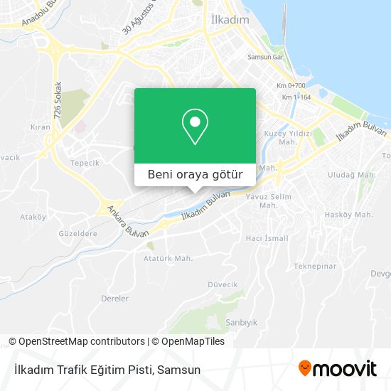 İlkadım Trafik Eğitim Pisti harita