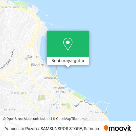 Yabancılar Pazarı / SAMSUNSPOR STORE harita