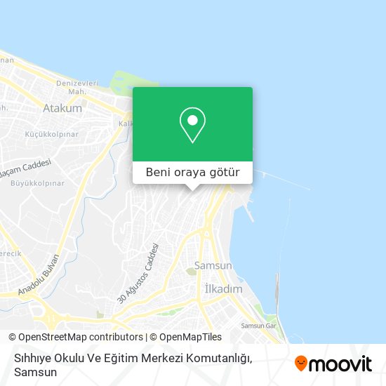 Sıhhıye Okulu Ve Eğitim Merkezi Komutanlığı harita
