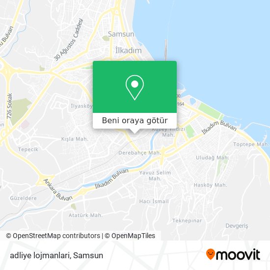 adliye lojmanlari harita