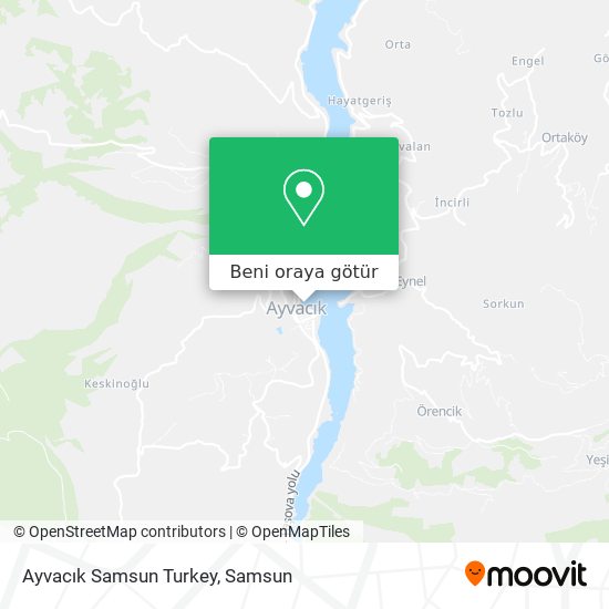 Ayvacık Samsun Turkey harita