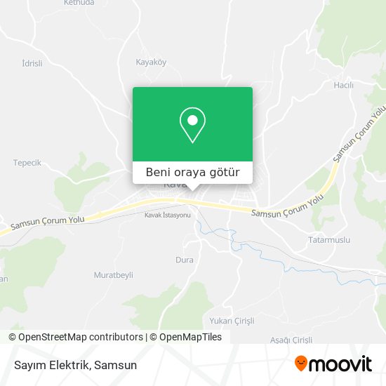 Sayım Elektrik harita
