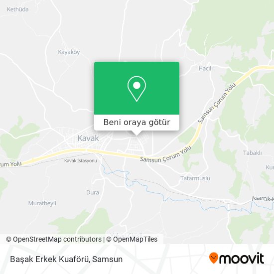 Başak Erkek Kuaförü harita