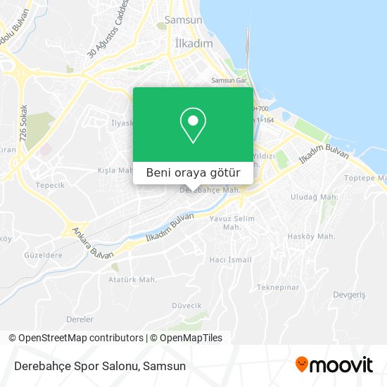 Derebahçe Spor Salonu harita