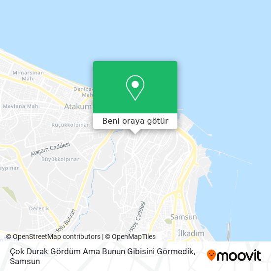 Çok Durak Gördüm Ama Bunun Gibisini Görmedik harita