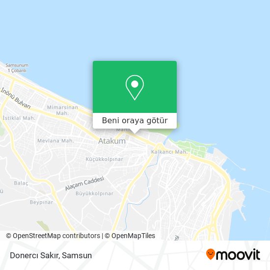 Donercı Sakır harita