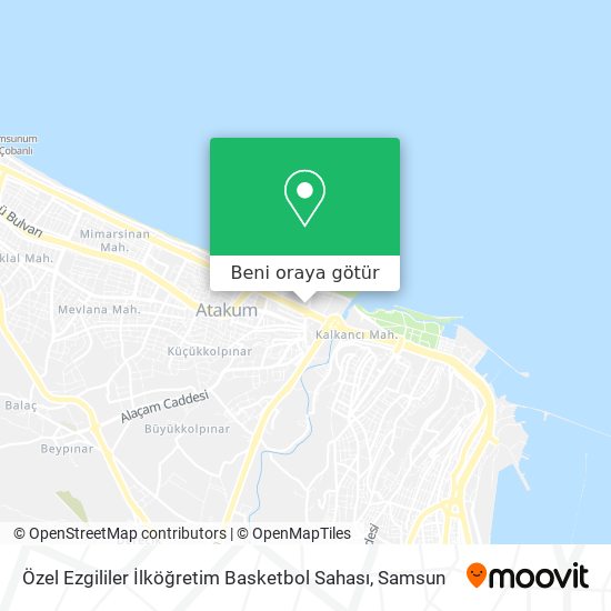 Özel Ezgililer İlköğretim Basketbol Sahası harita