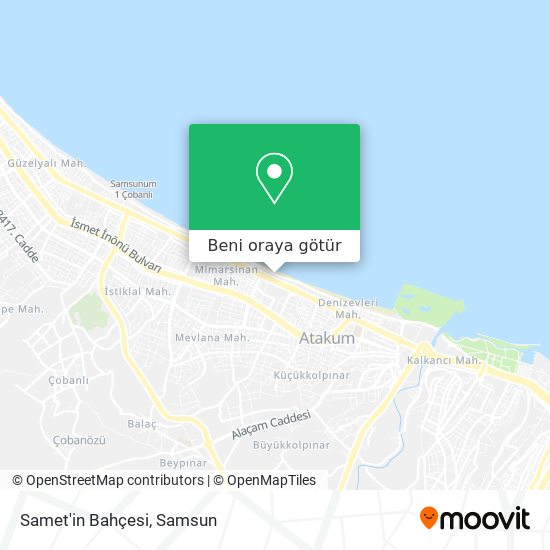 Samet'in Bahçesi harita