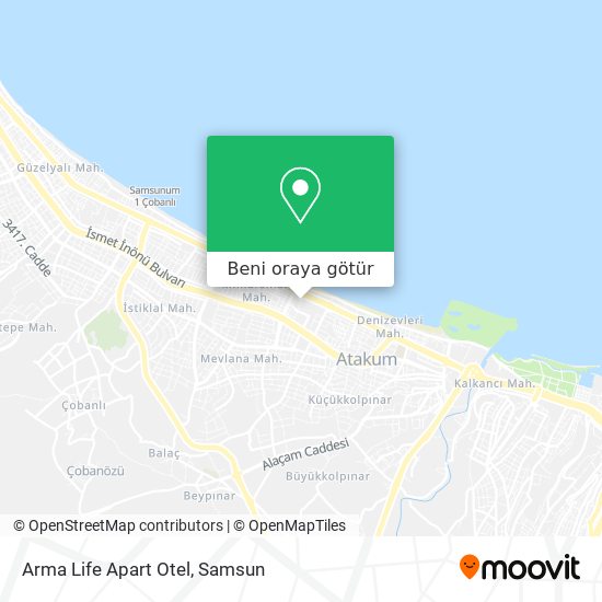 Arma Life Apart Otel harita