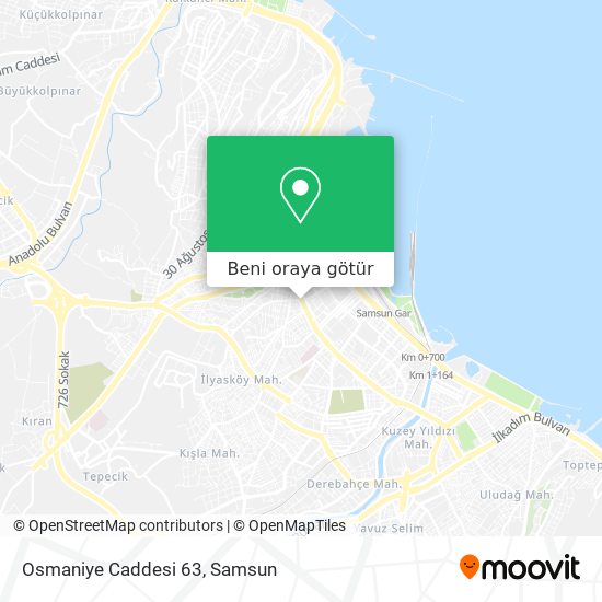 Osmaniye Caddesi 63 harita