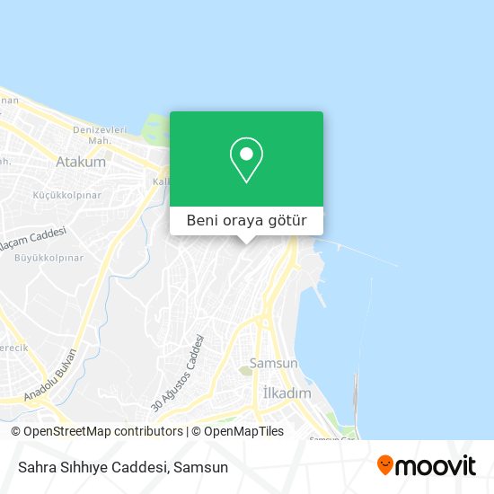 Sahra Sıhhıye Caddesi harita