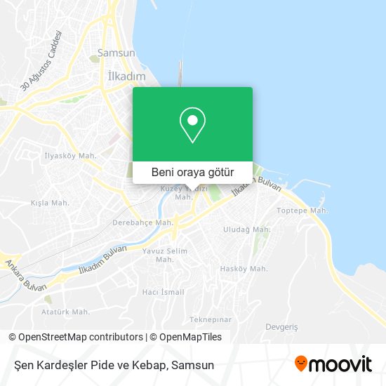 Şen Kardeşler Pide ve Kebap harita