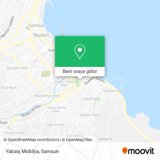 Yabaiş Mobilya harita