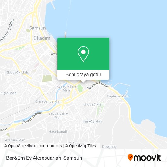 Ber&Em Ev Aksesuarları harita