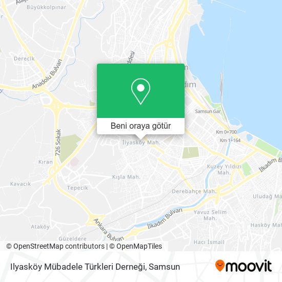 Ilyasköy Mübadele Türkleri Derneği harita