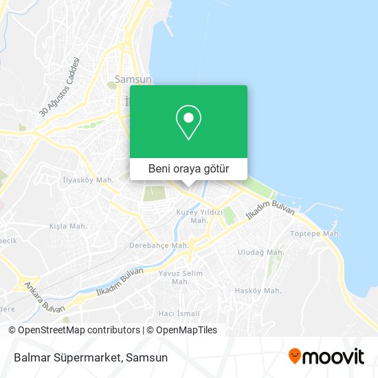 Balmar Süpermarket harita