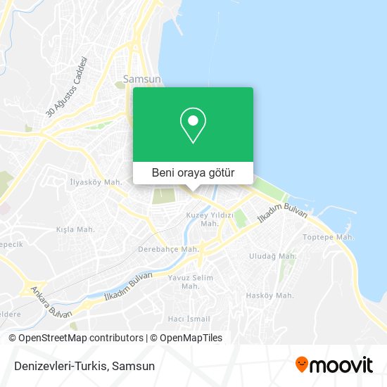 Denizevleri-Turkis harita