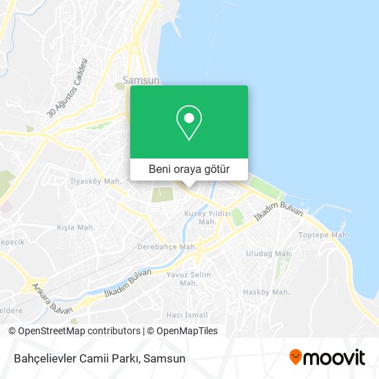 Bahçelievler Camii Parkı harita