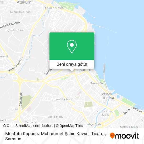 Mustafa Kapusuz Muhammet Şahin Kevser Ticaret harita