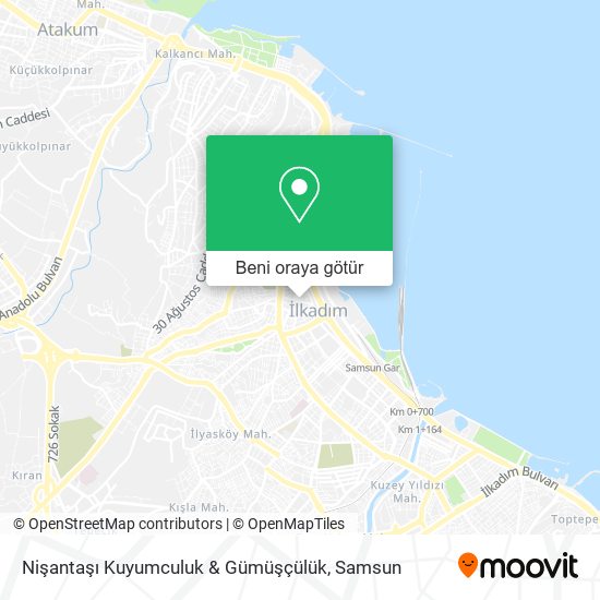 Nişantaşı Kuyumculuk & Gümüşçülük harita