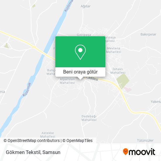 Gökmen Tekstil harita