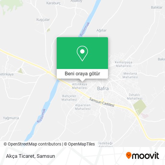 Akça Ticaret harita