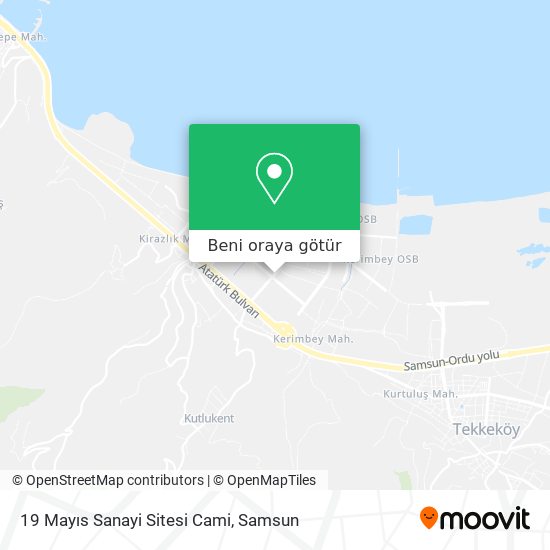19 Mayıs Sanayi Sitesi Cami harita