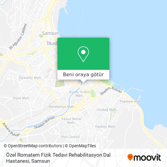 Özel Romatem Fizik Tedavi Rehabilitasyon Dal Hastanesi harita