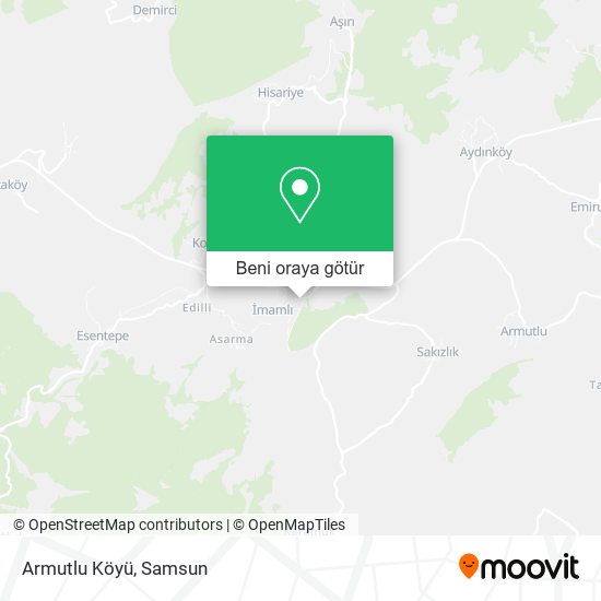 Armutlu Köyü harita