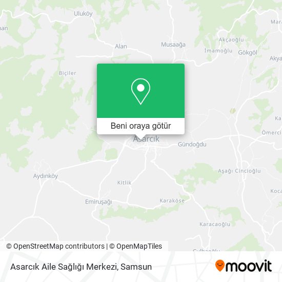Asarcık Aile Sağlığı Merkezi harita