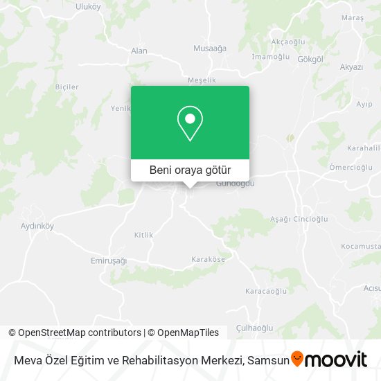 Meva Özel Eğitim ve Rehabilitasyon Merkezi harita